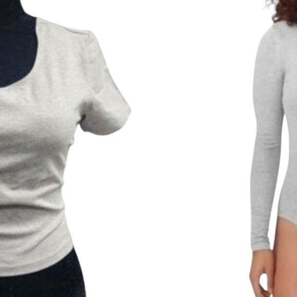 American Apparel Combination Package! One Crop Top and one Turtleneck Bodysuit. - Picture 4 of 4